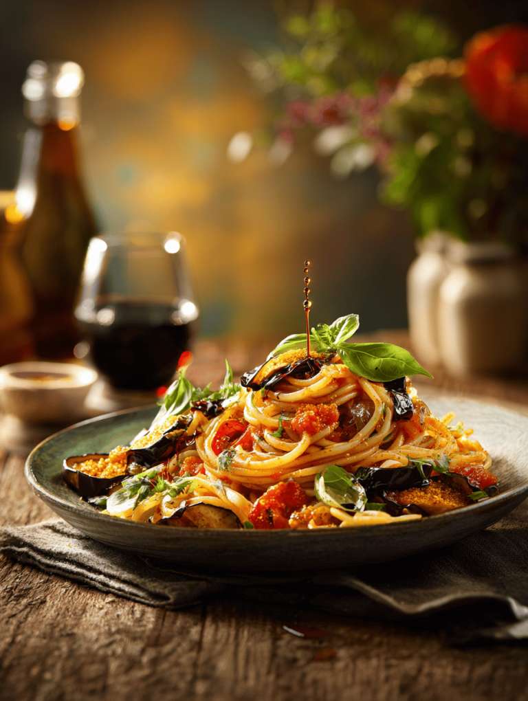 Stanley Tucci’s Pasta alla Norma: A Tale of Bold Flavors and Nostalgic Comfort