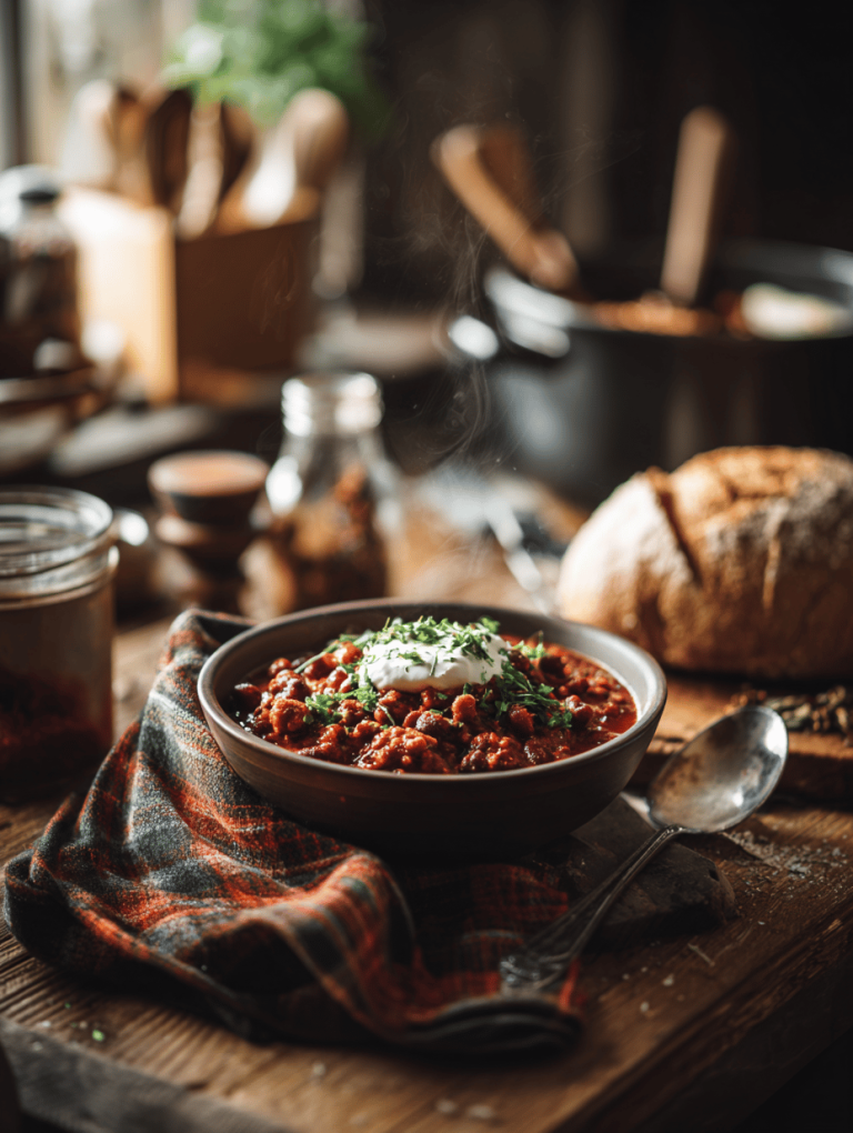 Unconventional Turkey Chili: A Cozy Twist with Unexpected Spices
