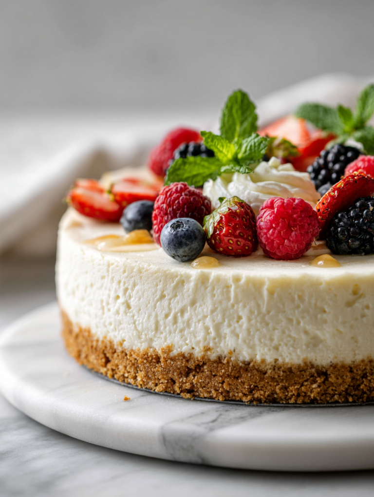 No Bake Ricotta Cheesecake Recipe