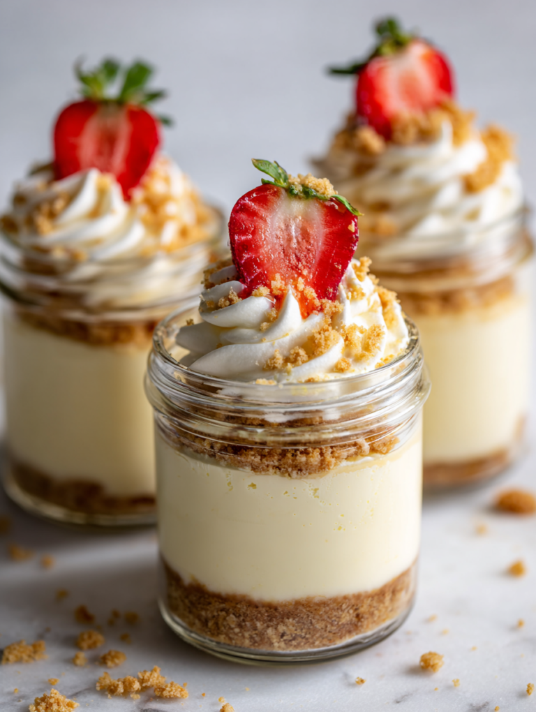No Bake Cheesecake Jars Recipe