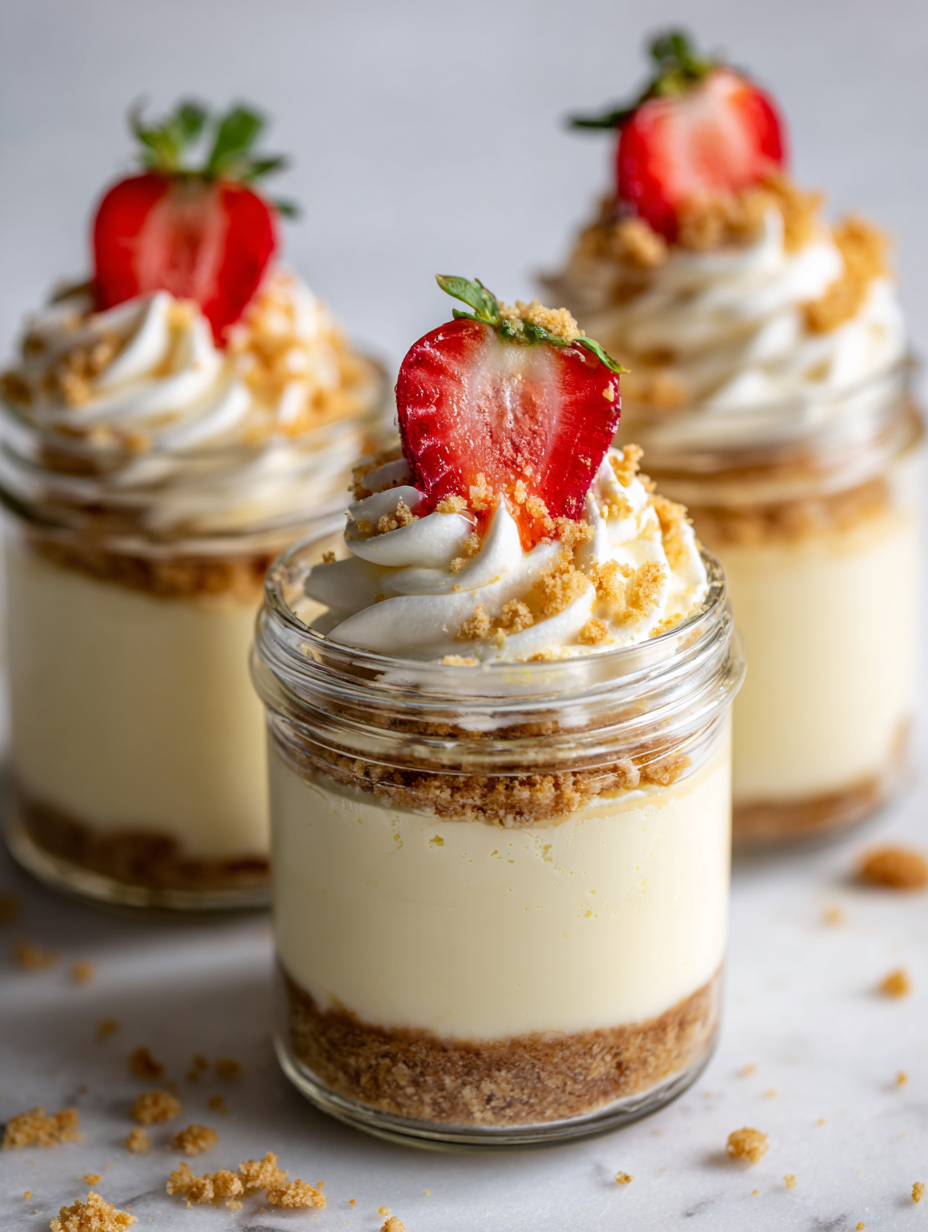 No Bake Cheesecake Jars Recipe