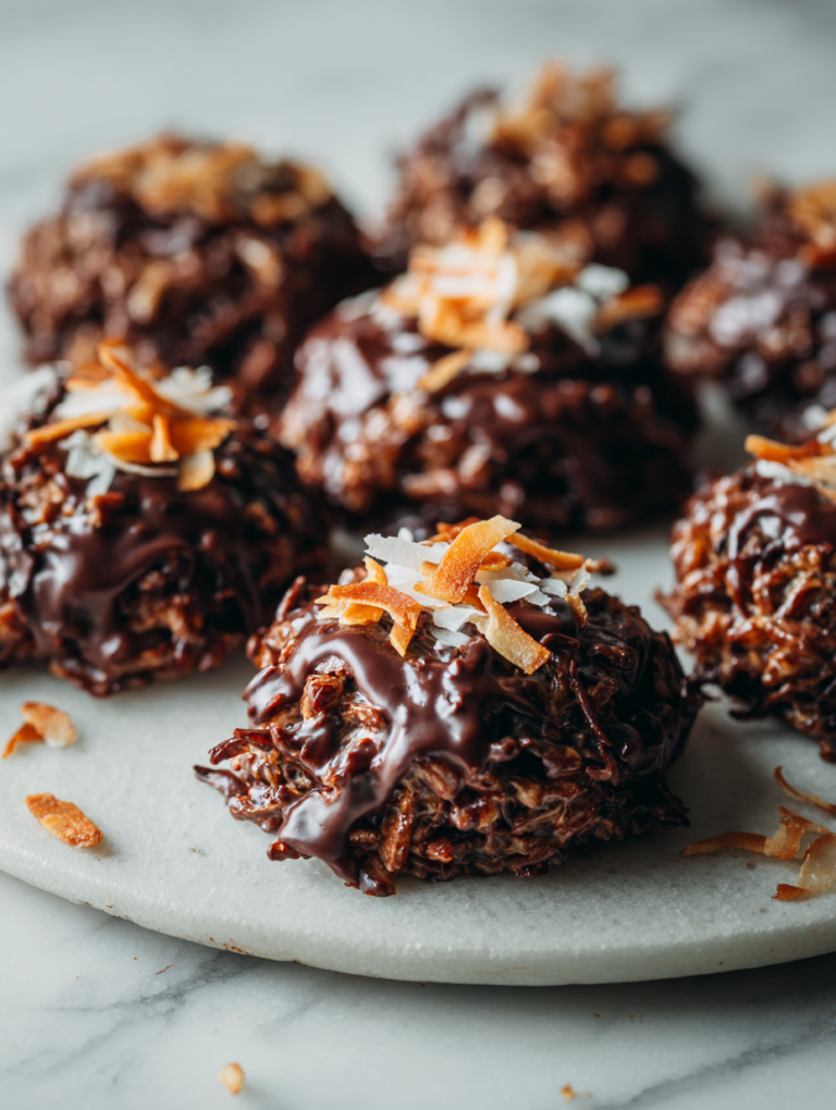 No Bake Chocolate Coconut Cookies Recipe