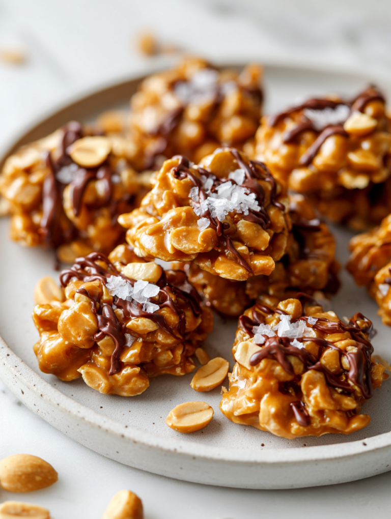 No Bake Peanut Clusters Recipe