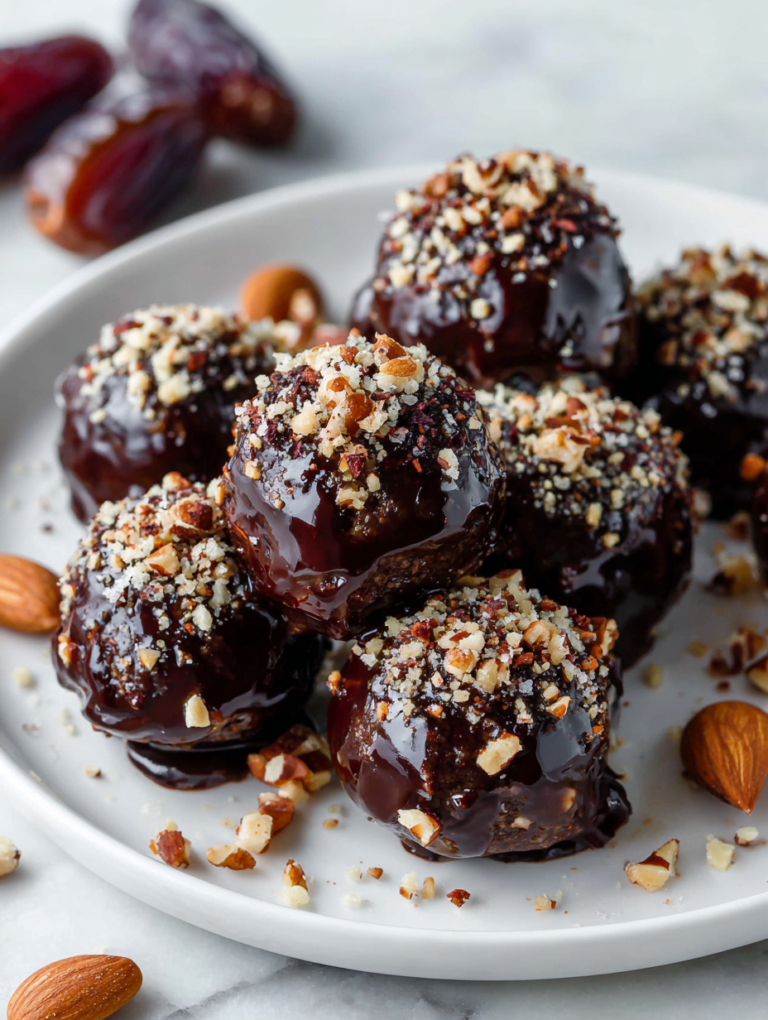 No Bake Chocolate Date Bites Recipe