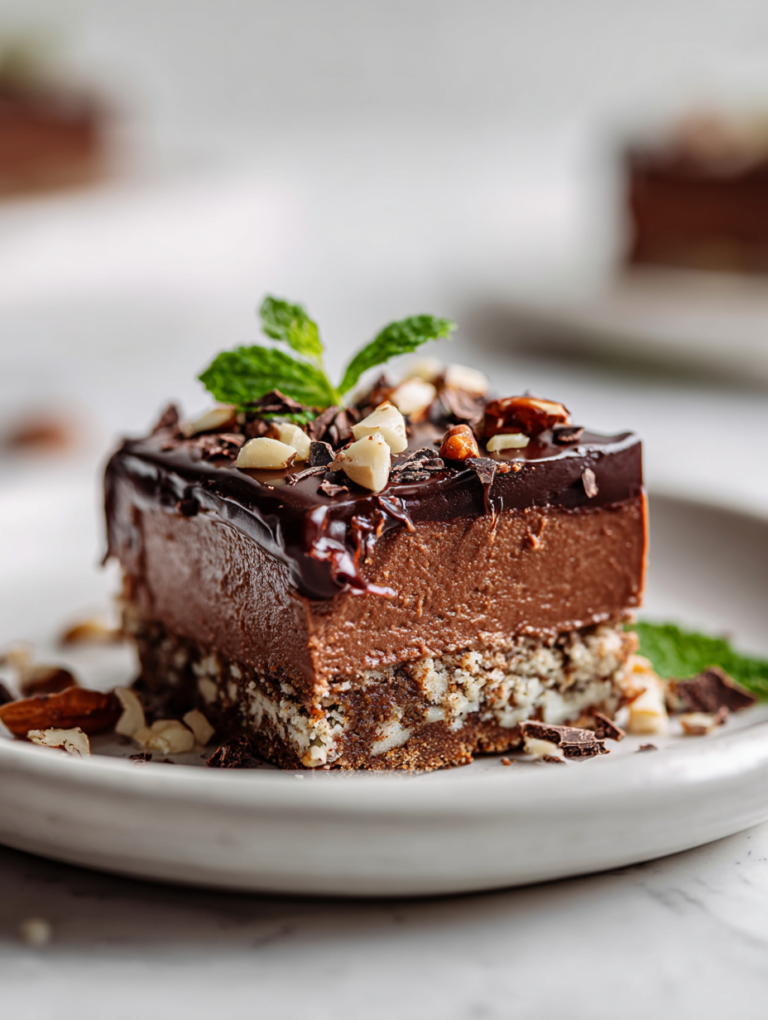 No Bake Chocolate Slice Recipe