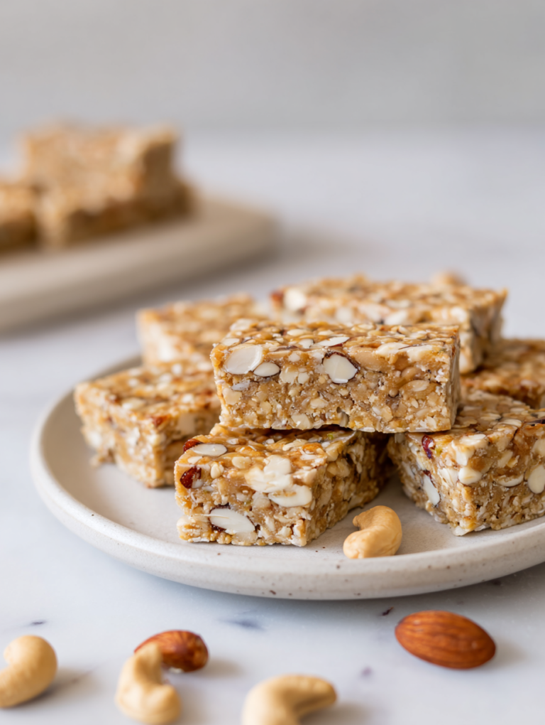 No Bake Nut Bars Recipe