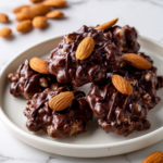 No Bake Chocolate Almond Clusters Recipe