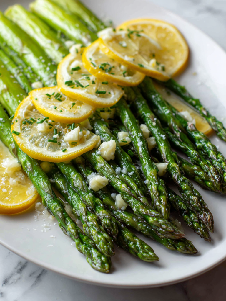 Oven Roasted Asparagus With Olive Oil And Garlic
