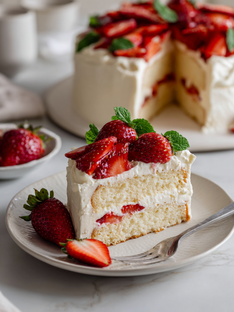Strawberry Cream Cheese Cake