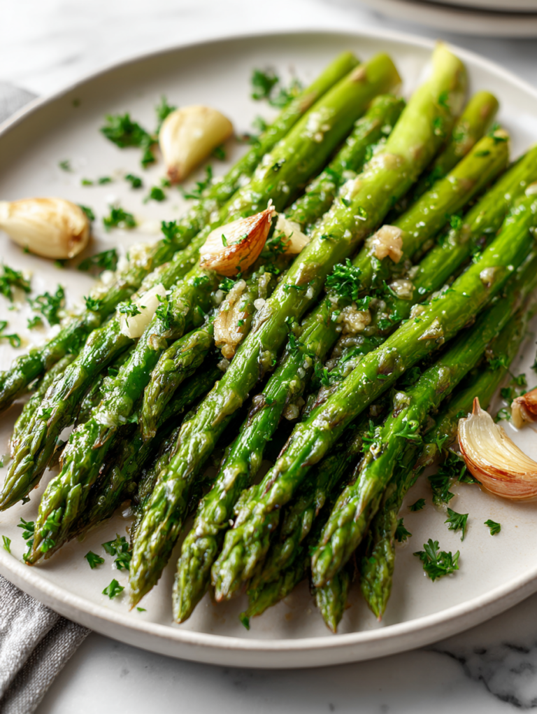 Sautéed Asparagus With Garlic Butter
