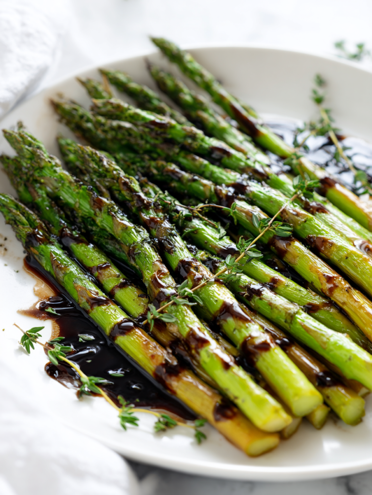 Roasted Asparagus With Balsamic Glaze