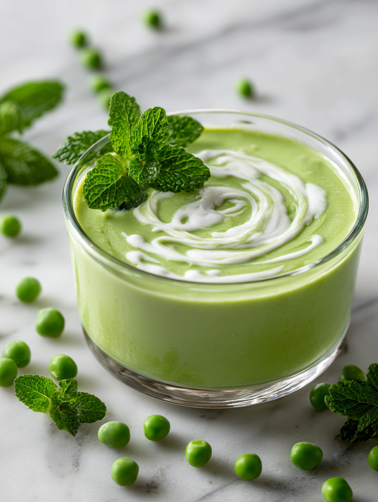 Creamy Pea And Mint Soup Recipe