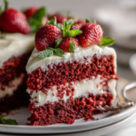 Red Velvet Strawberry Cake