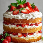 Strawberry Shortcake Layer Cake