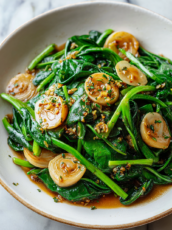 Spinach And Garlic Stir Fry Recipe