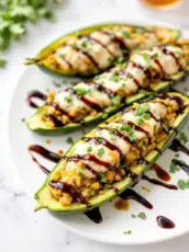 Grilled Zucchini Boats