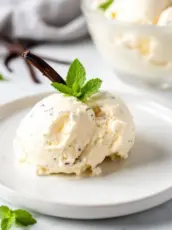 Homemade Vanilla Bean Ice Cream