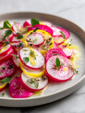 Radish Salad With Lemon Dressing