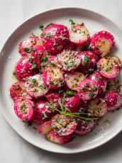 Roasted Radishes With Parmesan